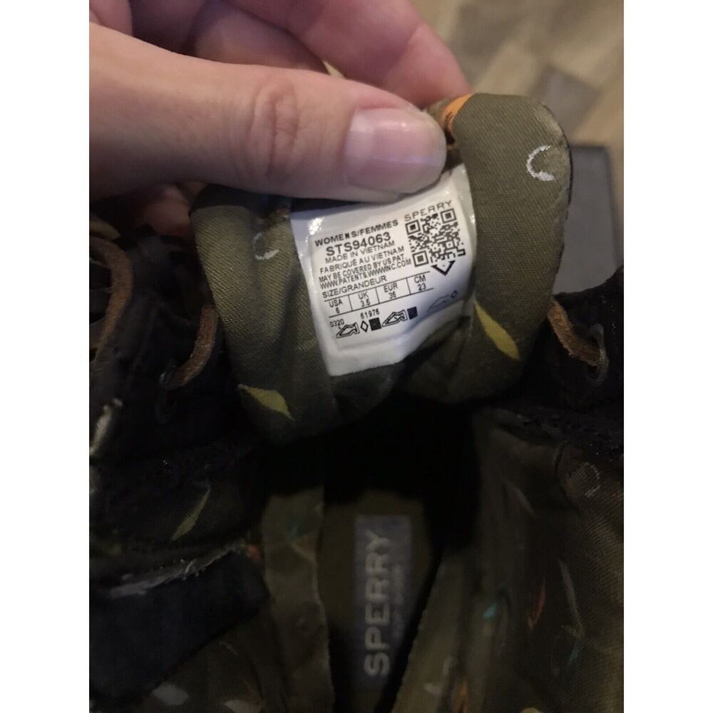 EUC Womens Sperry Black Quilted Duck/Rain Snow Boots Size 6 - Picture 9 of 11